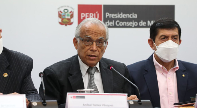 Aníbal Torres: No promovemos ni vamos a promover la Asamblea Constituyente