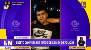 Sujeto confiesa ser autor de crimen contra policías en La Victoria