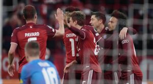 Champions League: Bayern Múnich aplastó 7 a 1 al Salzburgo y clasificó a cuartos de final