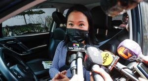 Keiko Fujimori señala que esperan con prudencia la pronta liberación de su padre