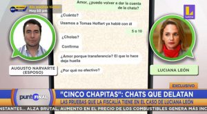 Chats de Luciana León con exfuncionarios confirmarían que está involucrada en actos de corrupción