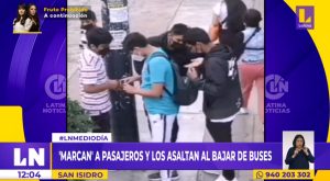 San Isidro: ‘marcan’ a pasajeros y los asaltan al bajar de buses