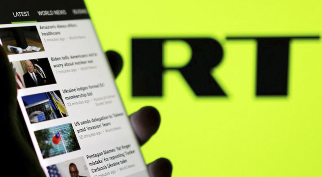 Guerra Rusia-Ucrania: Reino Unido pide a Meta y TikTok que impidan el acceso a RT