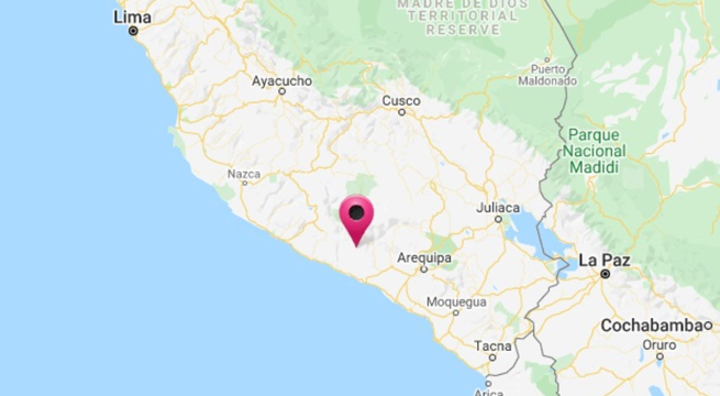Sismo en Perú: temblor de magnitud 3.9 se sintió en Arequipa este viernes