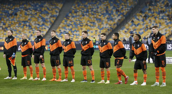 Shakhtar Donetsk dice que sus futbolistas brasileños han abandonado Ucrania