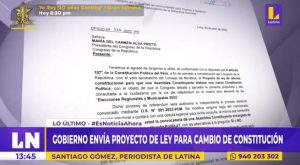 Gobierno envía proyecto de ley para consultar en referéndum la convocatoria de una Constituyente