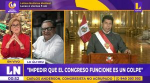 Carlos Anderson: «Impedir que el Congreso funcione es un golpe»