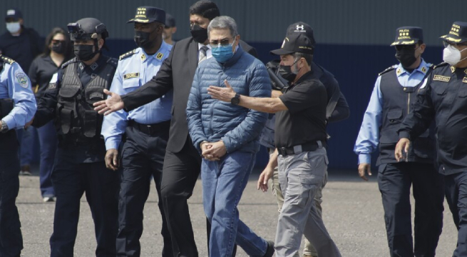 EEUU extradita a expresidente hondureño Hernández por narcotráfico