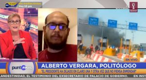 Alberto Vergara: «El presidente ha dejado en claro que no piensa enmendar»