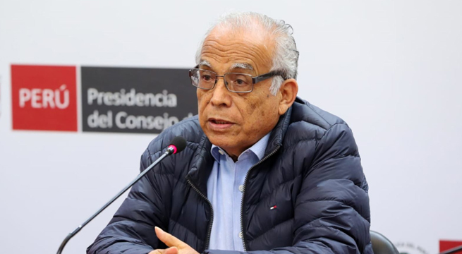 Aníbal Torres se disculpó por comentarios sobre labor de la PNP en protestas