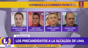 Elecciones 2022: estos son los precandidatos a la alcaldía de Lima