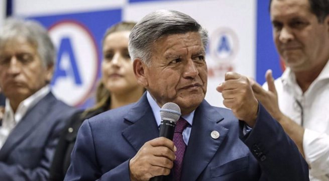 César Acuña confía en que ganará las elecciones a la gobernación de La Libertad