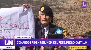 Excomandos Chavín de Huántar piden renuncia de Pedro Castillo: «Es un títere de Cerrón»