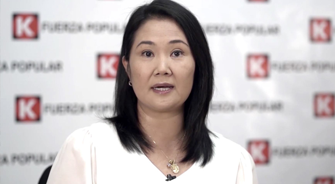 Keiko Fujimori sobre su estado de salud: “Se me ha detectado un tumor”