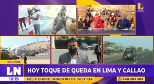 Ministro de Justicia saluda postura de Jorge Montoya luego de que anunciara posibles saqueos en Lima