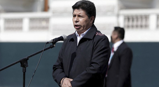 Perú Libre presenta proyecto para acortar mandato del presidente Pedro Castillo a 2023