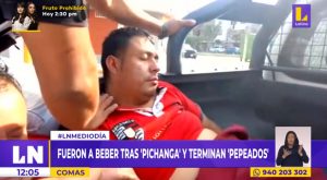 Comas: fueron a beber tras jugar una ‘pichanga’ y acaban ‘pepeados’