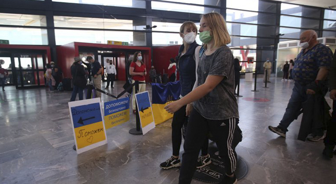Ucranianos llegando a frontera México-EE. UU. se duplica en menos de una semana