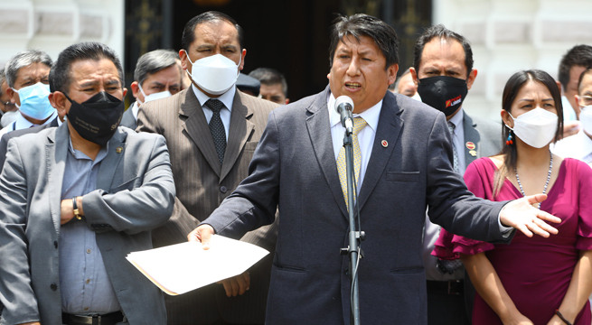 Proyecto de ley sobre adelanto de elecciones fue retirado por Perú Libre