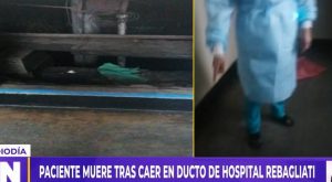 Paciente muere tras caer en ducto de Hospital Rebagliati