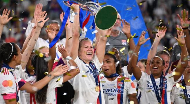 Lyon gana la Liga de Campeones Femenina con una victoria sobre Barcelona [Video]