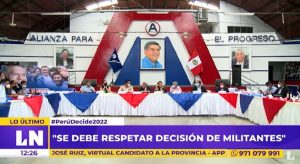 APP rechaza pedido de nulidad de votos de precandidato Martín Namay
