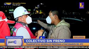 Colectivo sin freno: transportistas informales presionan a funcionarios del MTC