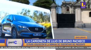 Una lujosa camioneta que utilizaba Bruno Pacheco fue vendida a su hermana por tan solo US$ 3,500