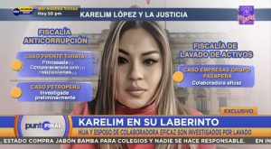 Karelim López: Fiscalía investiga a sus familiares por el delito de lavado de activos