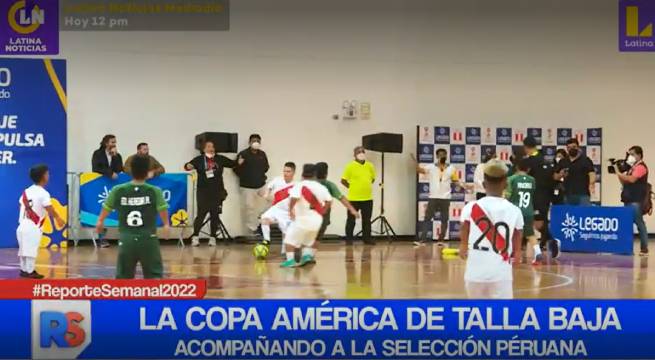 Reporte Semanal acompañó a Perú en sus primeros partidos en la Copa América de Talla Baja