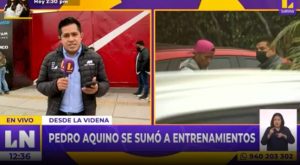 Pedro Aquino se sumó a los entrenamientos de la Selección Peruana