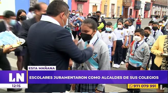 Trujillo: escolares juramentaron como alcaldes de sus colegios