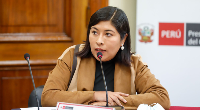 Betssy Chávez sobre moción de censura: Lo tomo con mucha tranquilidad