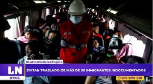 Ascope: Policía intervino bus con más de 40 migrantes indocumentados