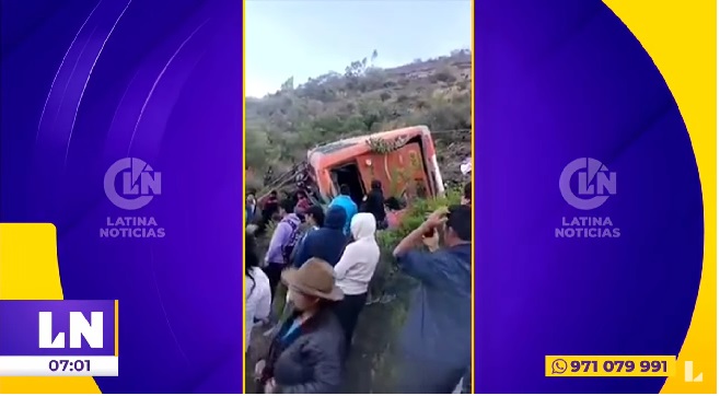 Áncash: 11 muertos y 40 heridos dejó caída de ómnibus a abismo en Sihuas