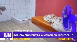 Huanchaco: Policía encontró a menor de edad entre parroquianos en night club