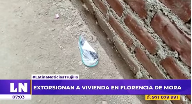 Florencia de Mora: lanzan artefacto explosivo en casa de comerciante