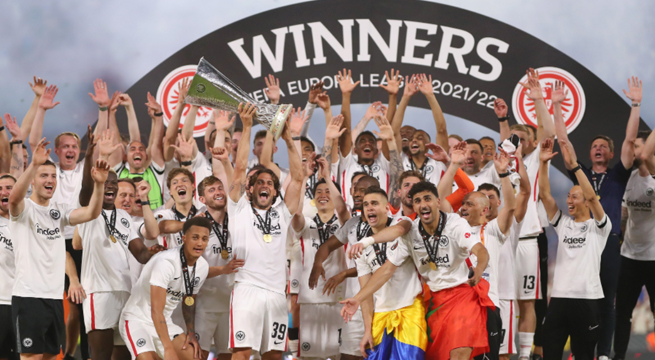 Eintracht Frankfurt es campeón de la Europa League tras vencer a Rangers por penales