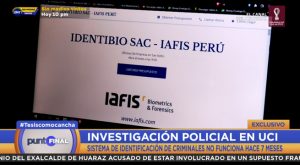 Sistema de identificación de criminales de la PNP no funciona desde hace 7 meses