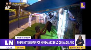 Surco: roban veterinaria por novena vez en lo que va del año