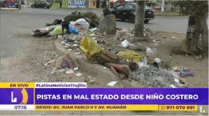 Víctor Larco: pistas deterioradas, basura y polvo afectan a vecinos
