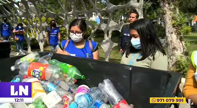 Día Mundial del Reciclaje: realizan campaña de recolección de botellas en Trujillo