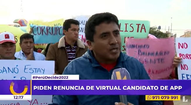 La Libertad: precandidato de APP pide renuncia de candidato ganador de Huanchaco