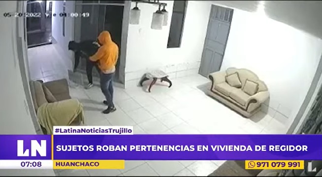 Huanchaco: delincuentes robaron artefactos y S/ 3000 en casa de regidor