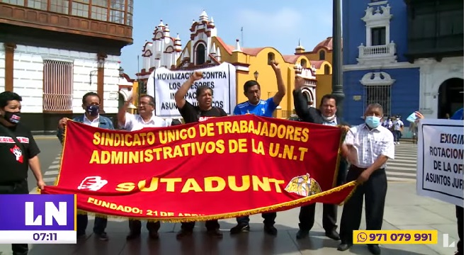 Trujillo: sindicato de la UNT exigió cumplimiento de pactos colectivos