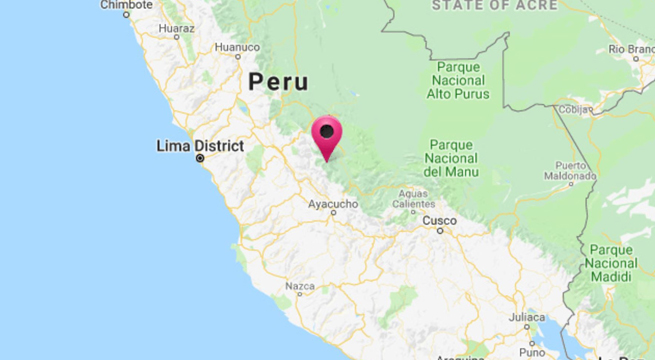 Sismo en Perú: temblor de magnitud 4.6 se sintió en Huancavelica este lunes