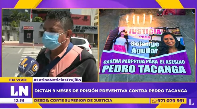 Caso Solange Aguilar: dictan prisión preventiva a presunto feminicida