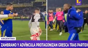 Carlos Zambrano y Luis Advíncula protagonizaron gresca tras partido de Boca Juniors