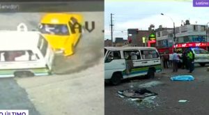Niña de 6 años muere tras choque de combi y taxi