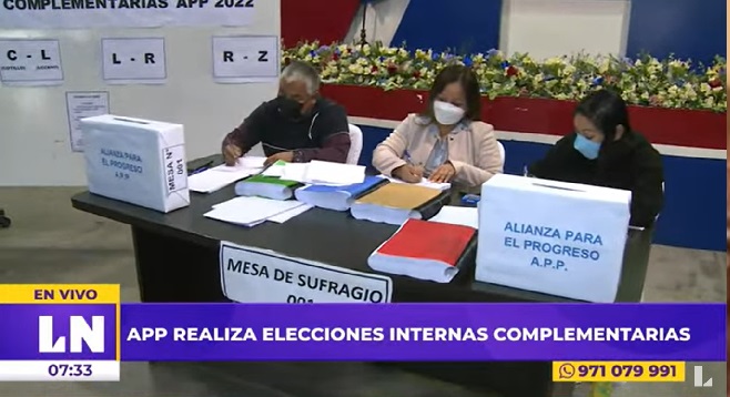 APP realiza elecciones de 25 candidatos distritales pese a negativa de JNE